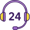 24/7 support icon